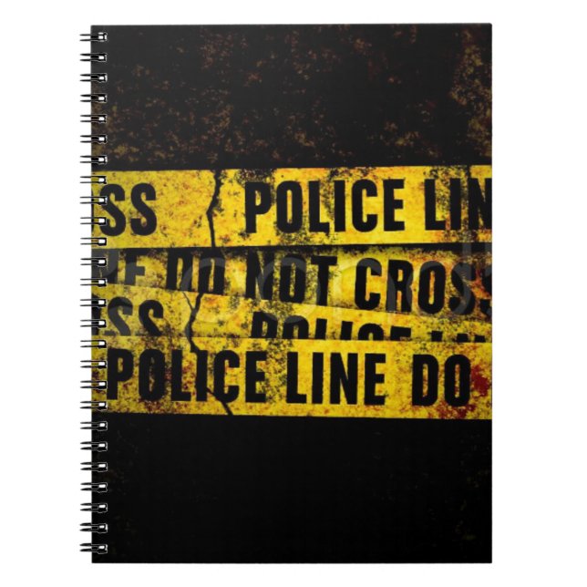 Police Line Notebook (Front)