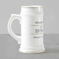 Police Long Service or Retirement Beer Stein