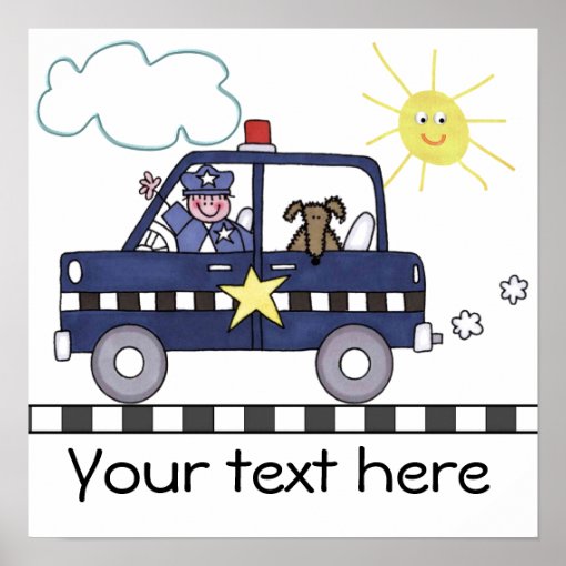 Police Man Poster | Zazzle