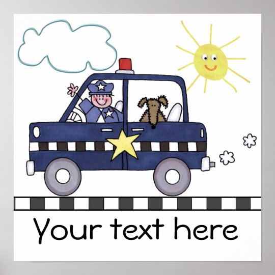 Police Man Poster | Zazzle.com