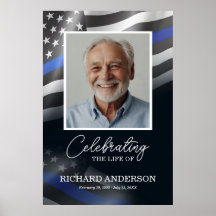 Police Memorial Welcome Poster Sign
