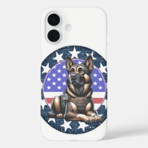 Police Military Dog K9 Unit iPhone 16 Case