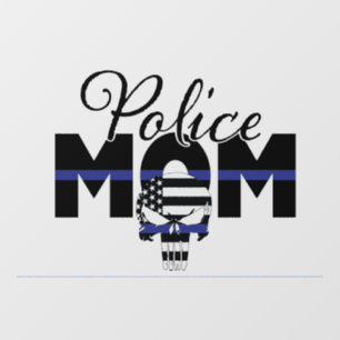 Police Mom Car decal