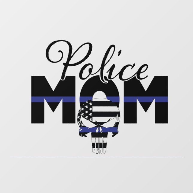 Police Mom Car decal (Sheet)