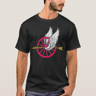 Police Motor Unit Wings Wheel and Arrow for Motor  T-Shirt