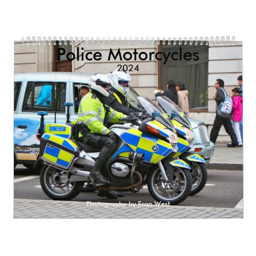 Police Motorcycles 2024  calendar