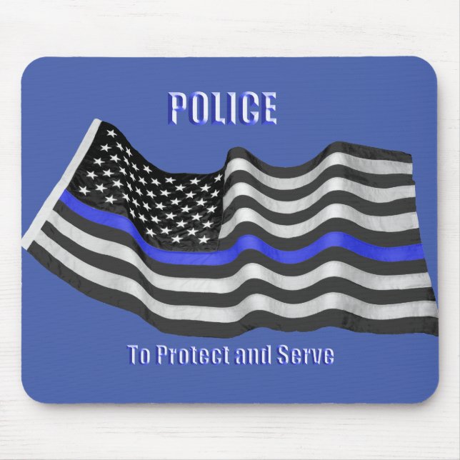 Police Mouse Pad (Front)