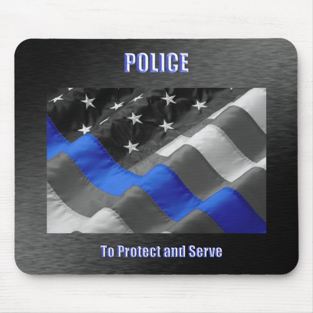 Police Mouse Pad (Front)