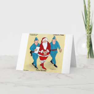 Police Navidad: Santa's Been Very Bad Holiday Card