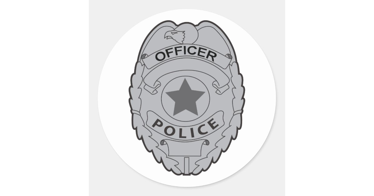 Kids Police Badge Stickers - Law Enforcement Stickers