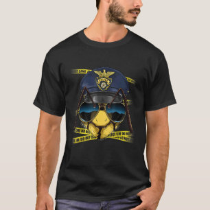 Police Officer Bee PD Cop Detective Animal Insect T-Shirt