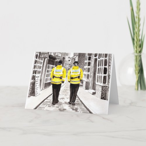 Police Officer Birthday Card