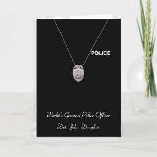 Police Officer Card
