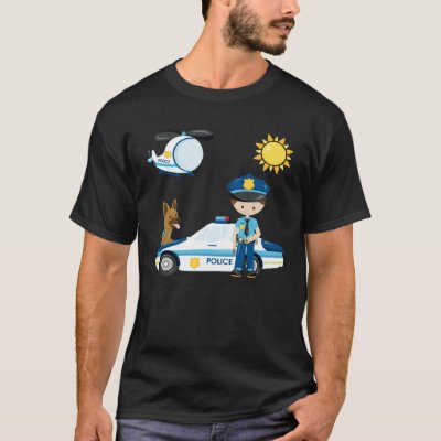 Police officer children s dream work  idea police  T-Shirt