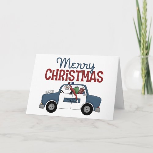 Police Officer Christmas Card