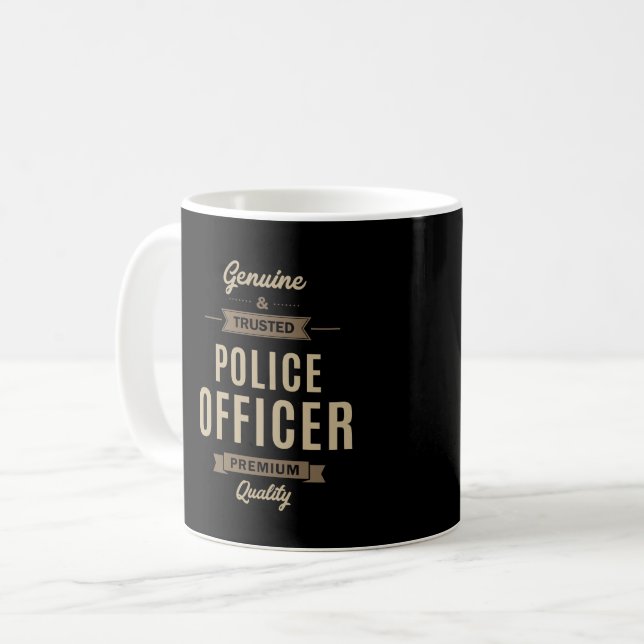 Police Officer Coffee Mug (Front Left)