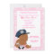 POLICE OFFICER Cop Baby Shower Invitation 5x7