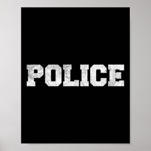 Police Officer Costume Apparel Poster