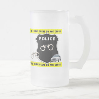 Police Officer Crime Scene Beer Stein