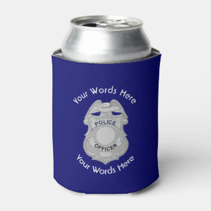 Police Officer Custom Can Cooler