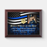 Police Officer Custom Law Enforcement Photo Award Plaque