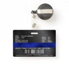 Police Officer Custom Law Enforcement Photo ID