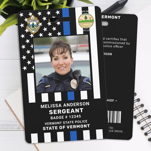 Police Officer Custom Photo Logo Law Enforcement Badge