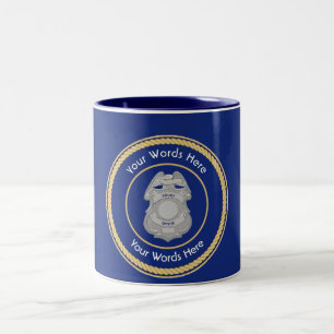 Police Officer Custom Two-Tone Coffee Mug