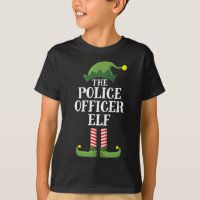 Police Officer Elf Matching Family Christmas Party