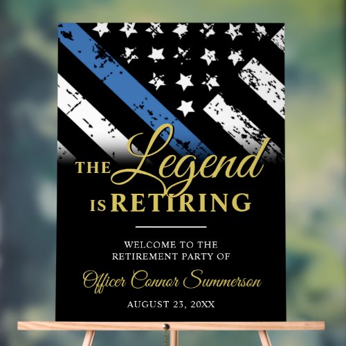 Police Officer Enforcement Retirement Welcome