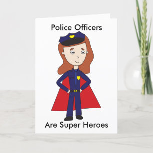 Funny Police Woman Cards | Zazzle