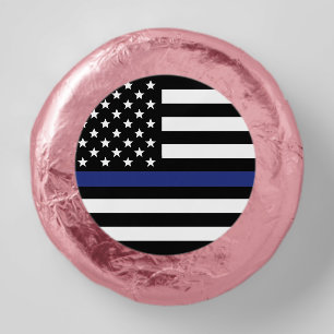 Police Officer Flag Law Enforcement Appreciation Dipped Oreo Cookie Favors