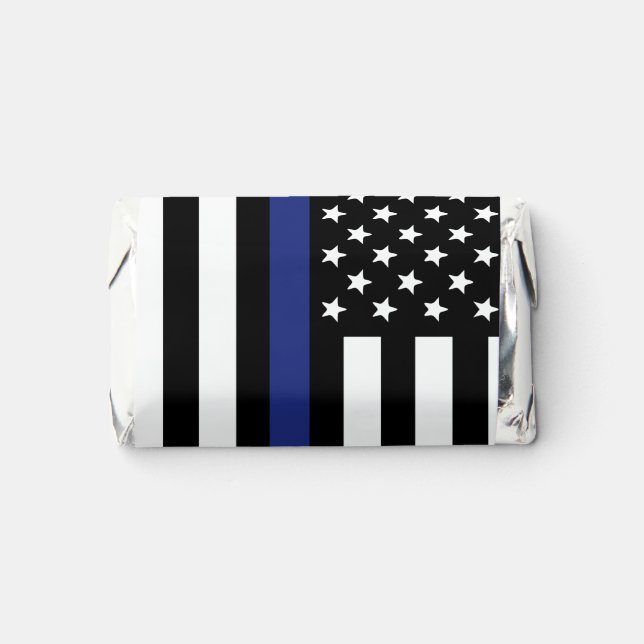 Police Officer Flag Law Enforcement Appreciation Hershey's Miniatures (Front)