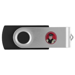 Police Officer Flash Drive