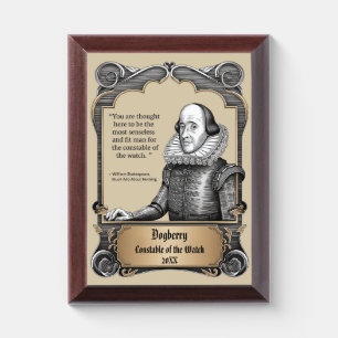 Police Officer Funny Employee Quote Promotion Award Plaque