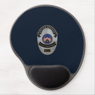 Police Officer Gel Mouse Pad