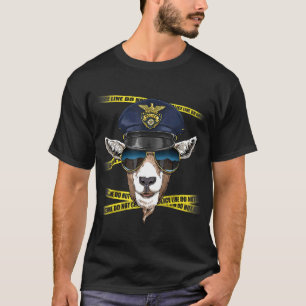 Police Officer Goat PD Cop Crime Scene Goat Whisp T-Shirt