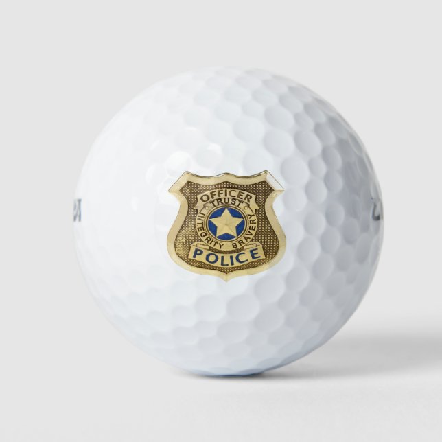 Police Officer Golf Balls (Front)