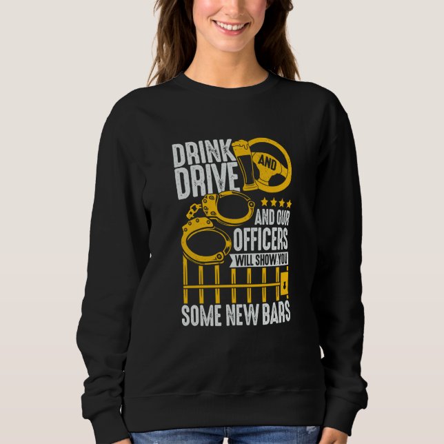 Police Officer Inspector for a Sheriff Sweatshirt (Front)