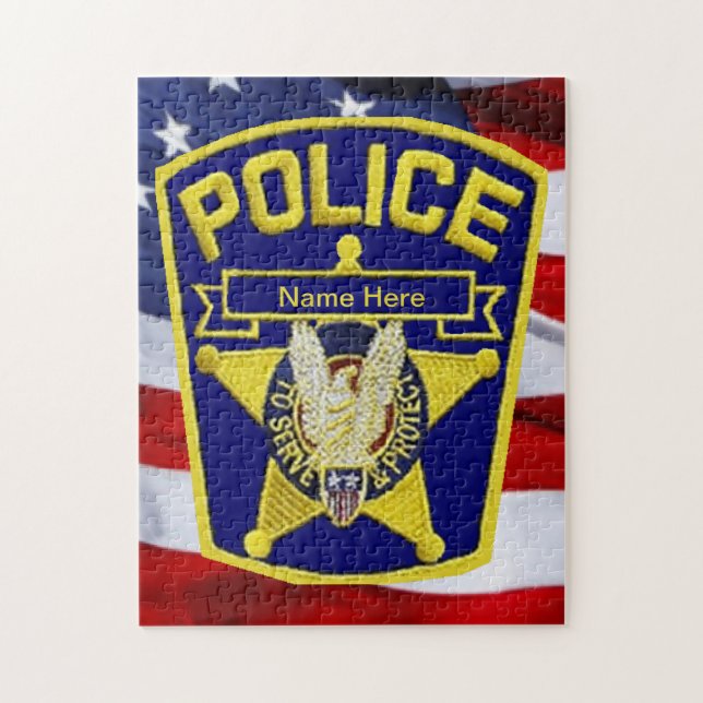Police Officer Jigsaw Puzzle (Vertical)