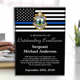 Police Officer Law Enforcement Department Logo Acr Acrylic Award