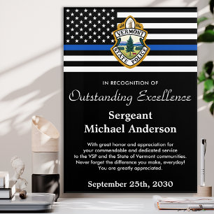 Police Officer Law Enforcement Department Logo Acrylic Print