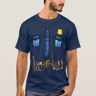 Police Officer Law Enforcement Policeman Uniform C T-Shirt