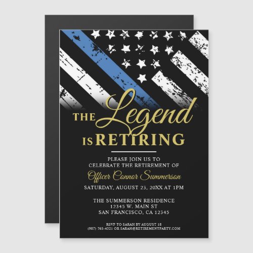 Police Officer Law Enforcement Retirement Party