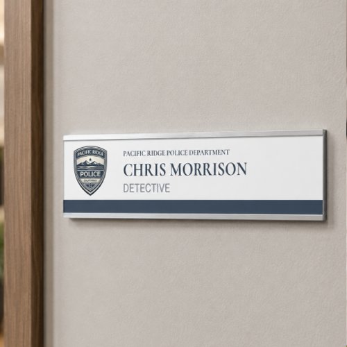 Police Officer Logo  Door Sign