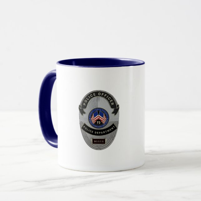 Police Officer Mug (Front Left)