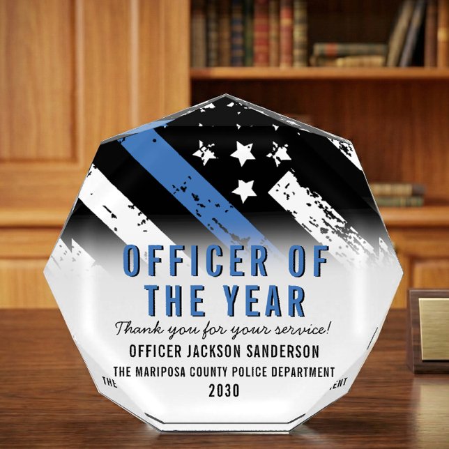 Police Officer of the Year Law Enforcement Acrylic Award (Police Officer of the Year Law Enforcement Acrylic Award)