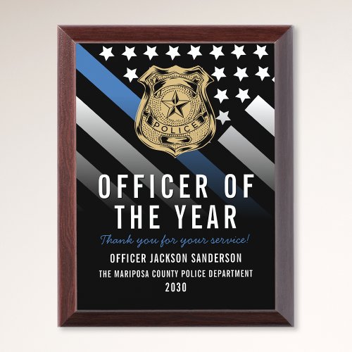 Police Officer of the Year Law Enforcement