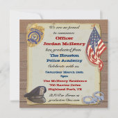 Police Officer Party Invitation (Front)