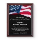 Police Officer Patriotic Custom USA American Flag